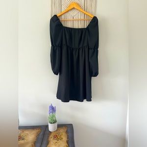 NEVER WORN; Black, Skater-Girl Styled Dress